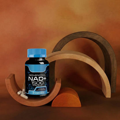 Resveratrol + NAD+ 1500 mg – Soporte avanzado de longevidad para una mente clara y un cuerpo optimizado