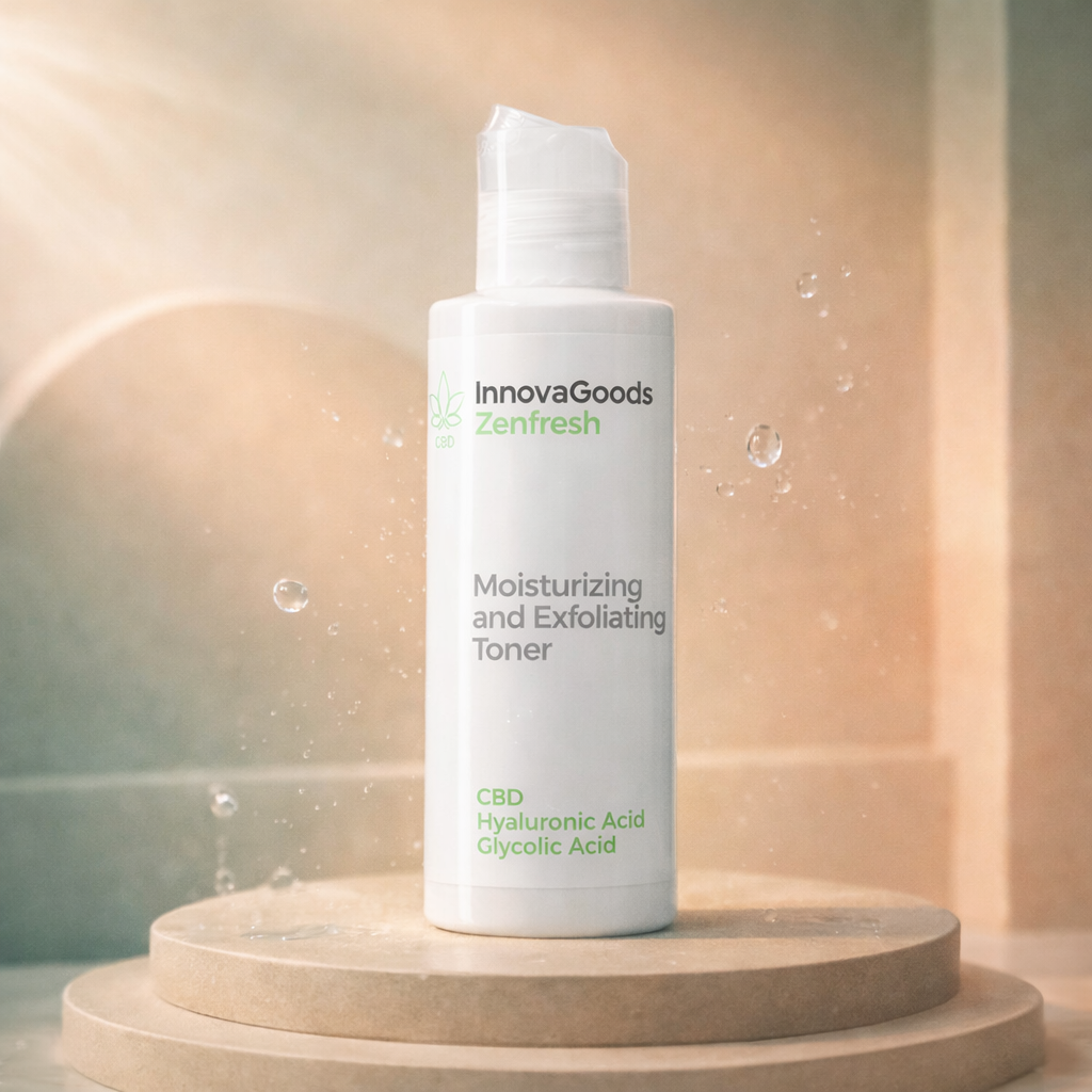 Zenfresh InnovaGoods® | Tónico Facial Hidratante y Exfoliante con CBD