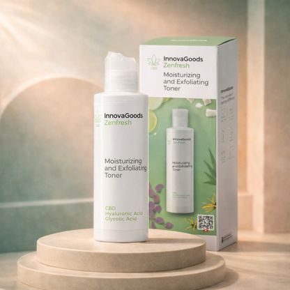 Zenfresh InnovaGoods® | Tónico Facial Hidratante y Exfoliante con CBD